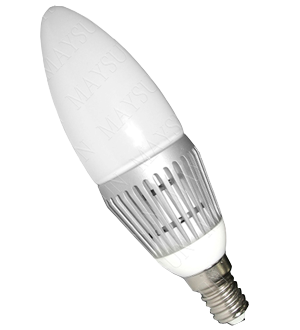 Светодиодная лампа Свеча 4W E14 3000K теплый белый