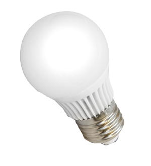 Светодиодная лампа Шарик 5,5W Е27 3000К 360Лм теплый белый