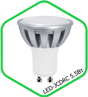 Светодиодная лампа JCDRС 5,5W GU10 3000К 420Лм